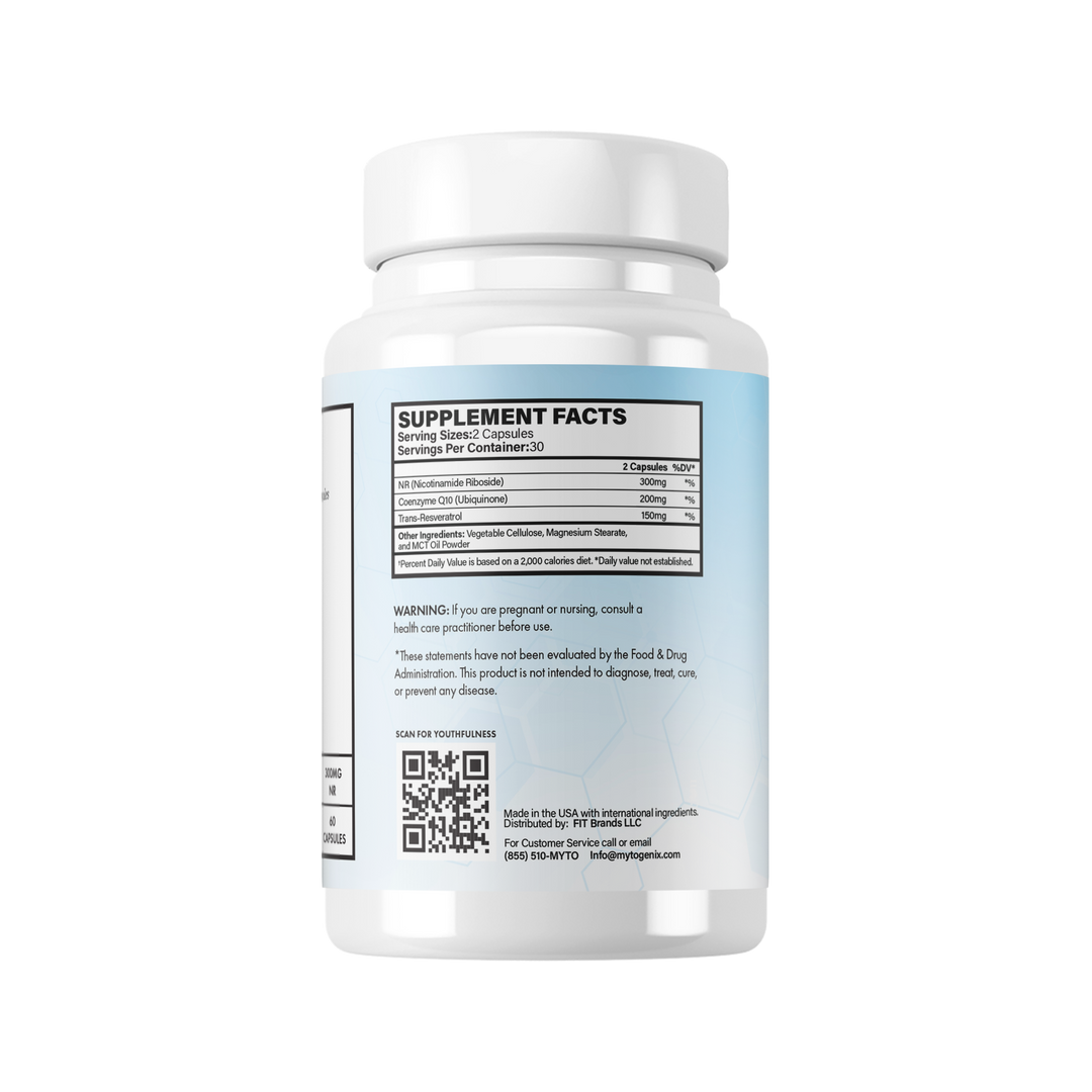 Pure NR Supplement Facts Label