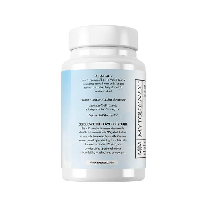 Pure NR Supplement - Back Label