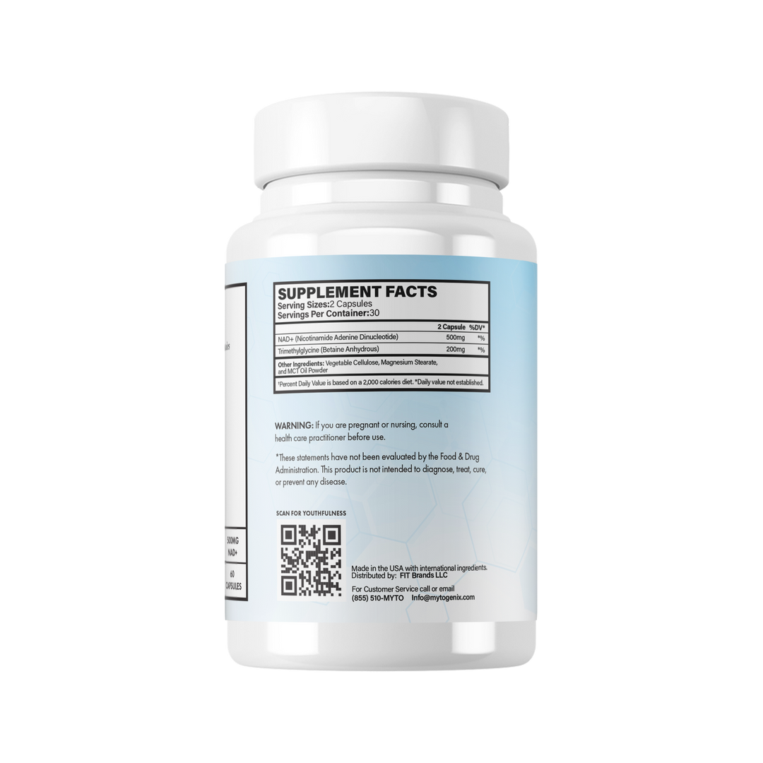 Pure NAD+ Supplement Facts
