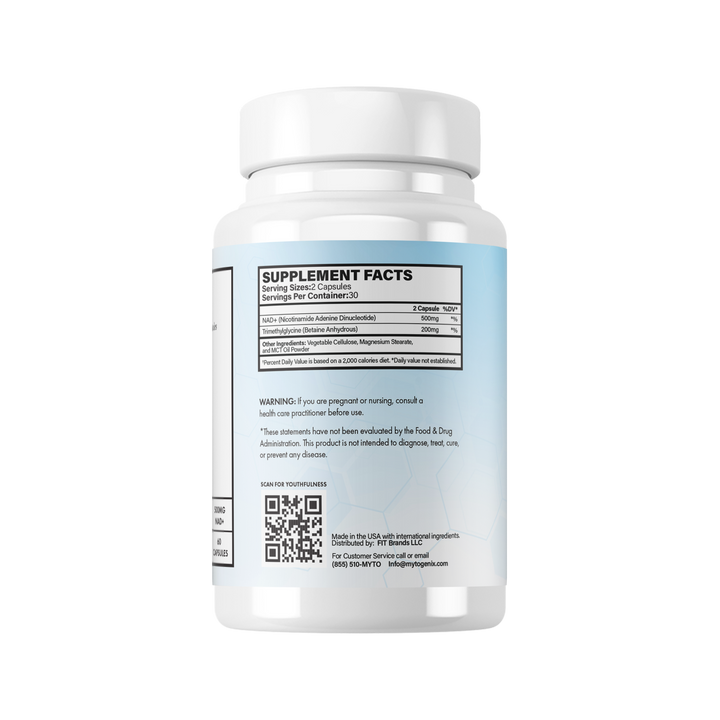 Pure NAD+ Supplement Facts